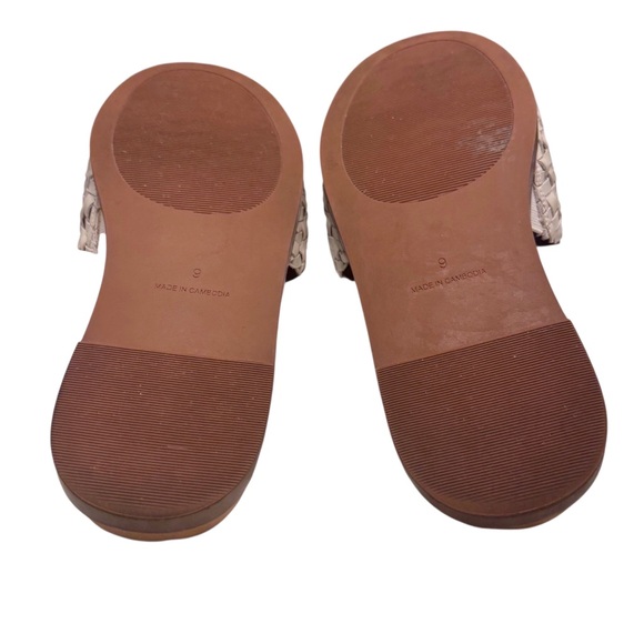 Madewell Louisa slide sandal in woven leather in Sz 9. EUC - Picture 10 of 10